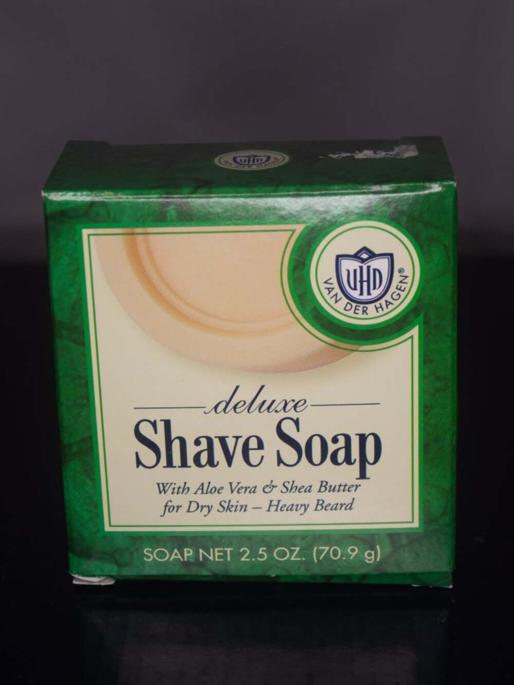 Van Der Hagen Deluxe Shave Soap – Aloe & Shea – 2.5 oz (New)